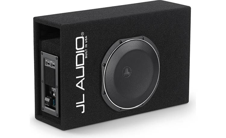 Alternative view of JL AudioÃ‚Â® MicroSub+Ã‚â„¢ TW1 Amplified Enclosed Car Subwoofer