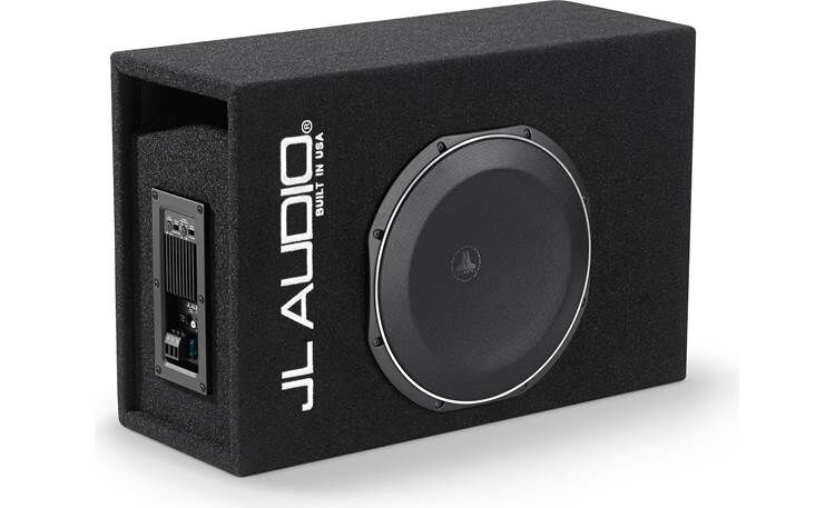 Alternative view of JL AudioÃ‚Â® MicroSub+Ã‚â„¢ TW1 Amplified Enclosed Car Subwoofer