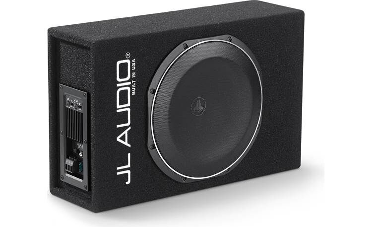 Alternative view of JL AudioÃ‚Â® PowerWedge+Ã‚â„¢ TW1 Amplified Enclosed Car Subwoofer