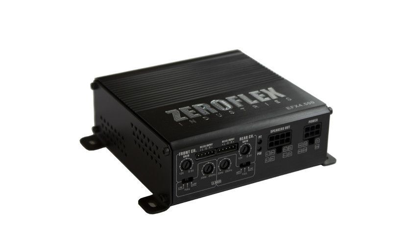 Alternative view of ZEROFLEX EFX4.500 4 x 50rms or 2 x 160rms @ 4ohm Micro Amplifier
