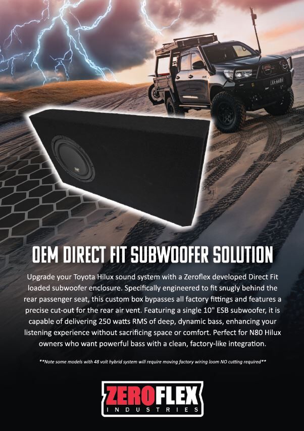 Alternative view of ESB 10" Hilux sub box