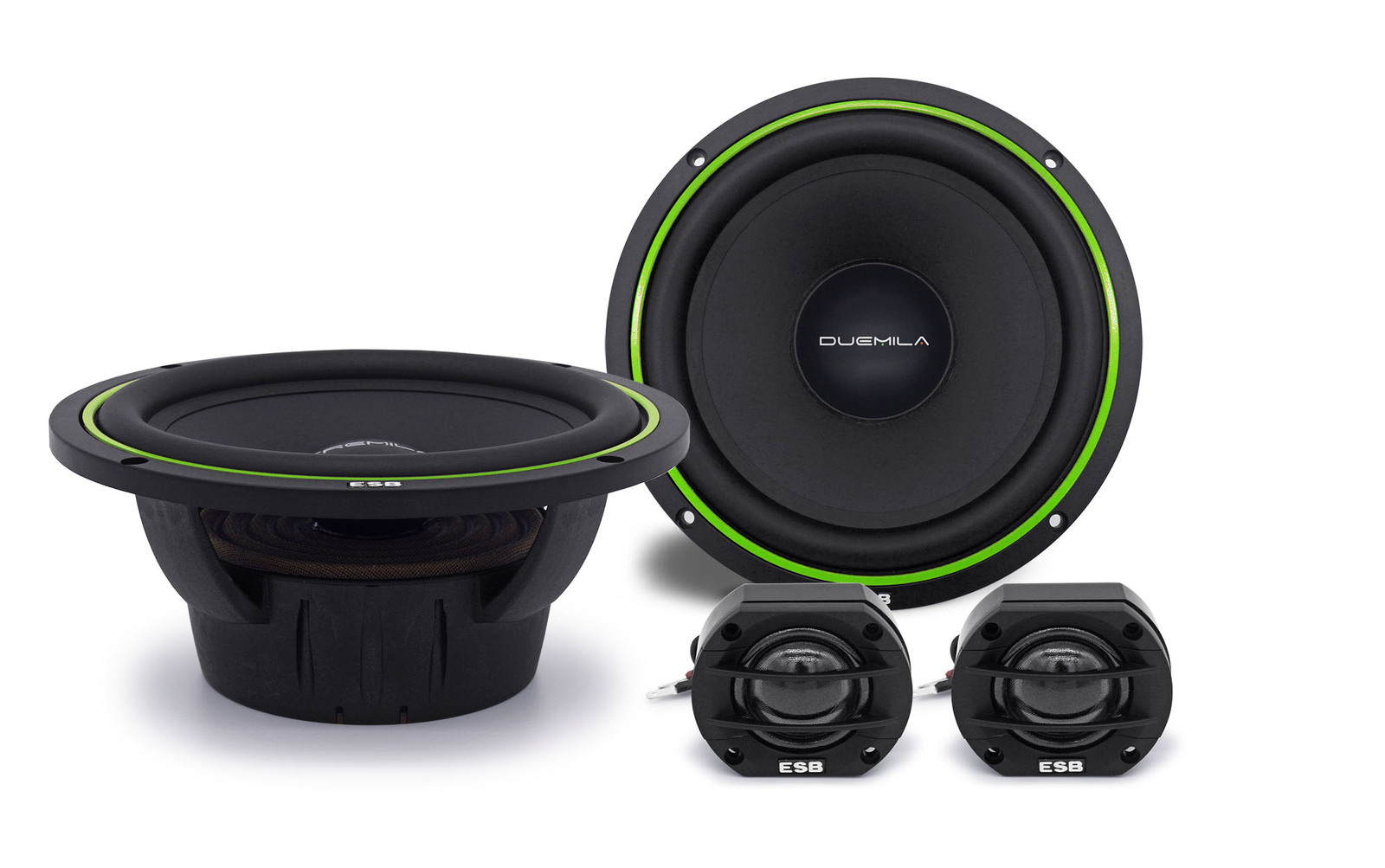 2-Way Speaker System with 1.1"/28 mm Tweeter