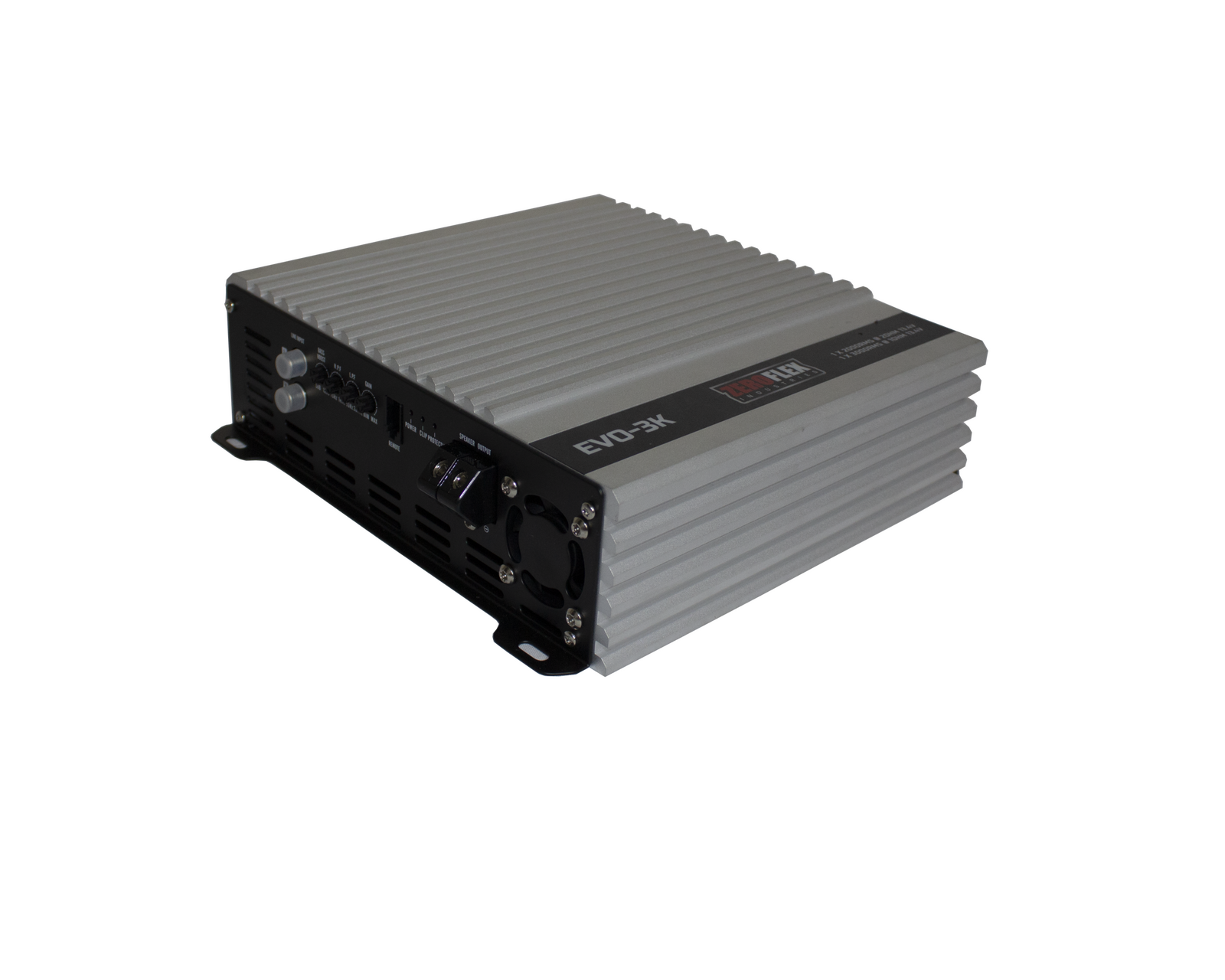 Alternative view of ZEROFLEX EVO-3K 1 x 3000rns @ 1ohm Amplifier with Bass Controller