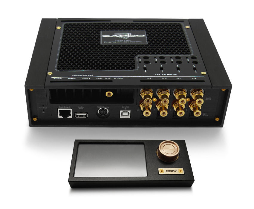 16 Channels DSP with HD Player, ES9038PRO DAC +  AK5578 ADC