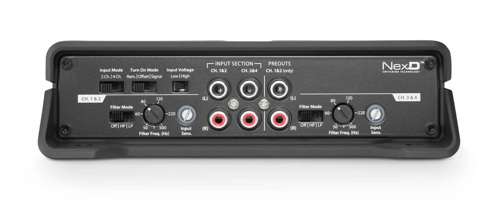 4 Ch. Class D Full-Range Amplifier, 400 W - Image 3