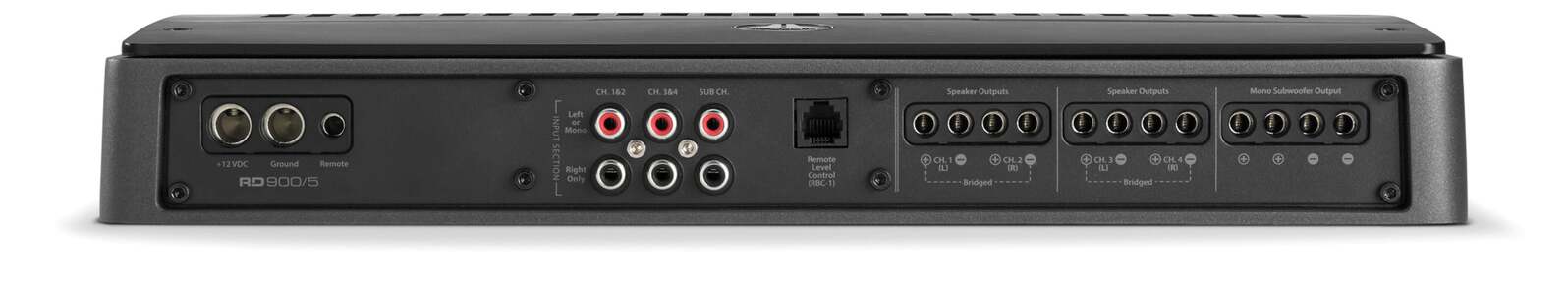 Alternative view of 5 Ch. Class D System Amplifier, 900 W