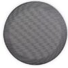 6.5 in Black Steel-Mesh Grille Insert