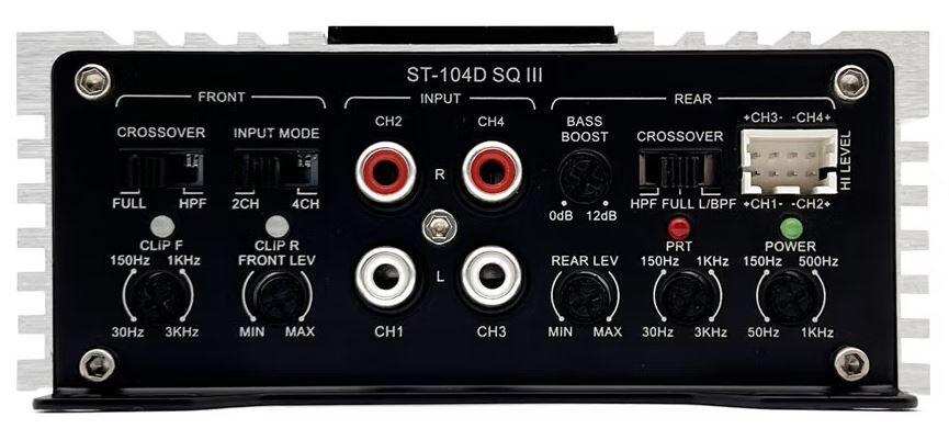Alternative view of 4-Ch. Class D Compact Amplifier