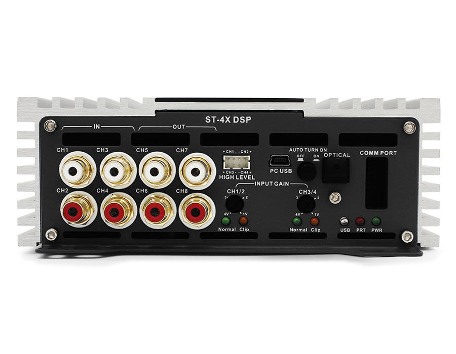 Alternative view of ZAPCO 4 Ch. Class AB Amplifier with DSP