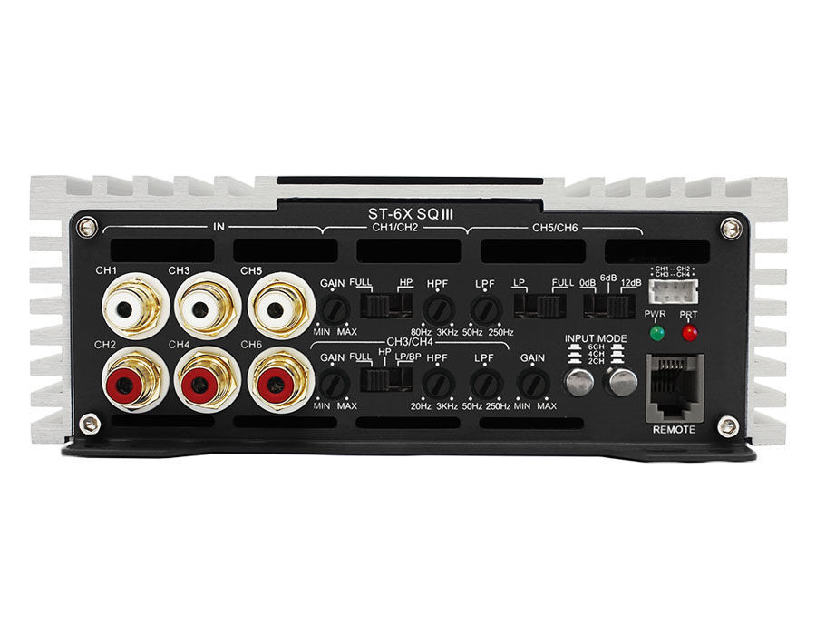 Alternative view of ZAPCO 6 Ch. SQ Class AB Amplifier