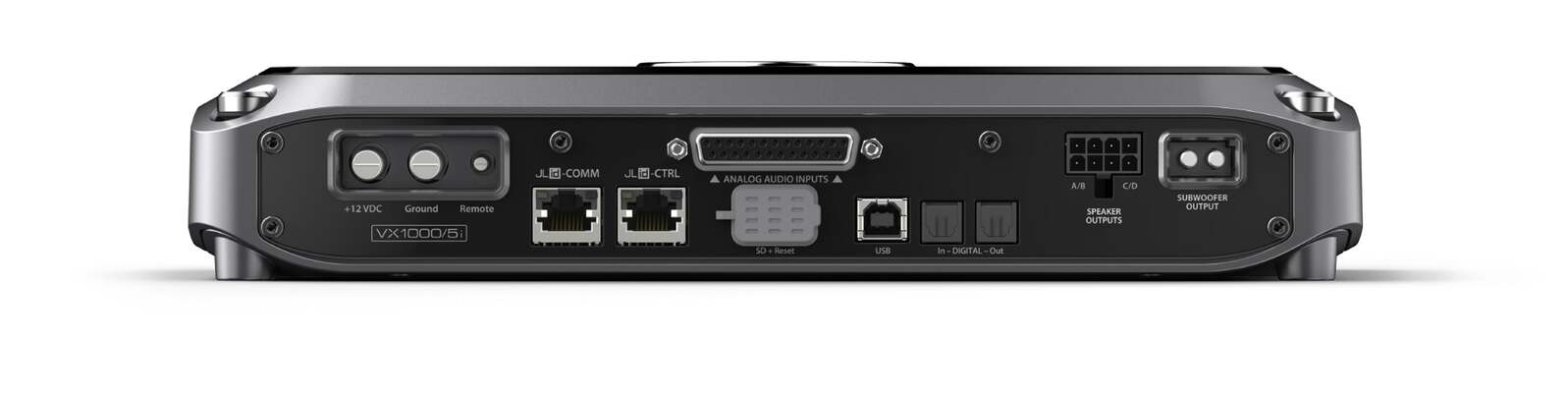 Alternative view of 5 Ch. Class D System Amplifier with Integrated DSP, 1000 W