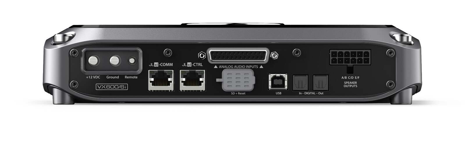 Alternative view of 6 Ch. Class D Full-Range Amplifier with Integrated DSP, 600 W