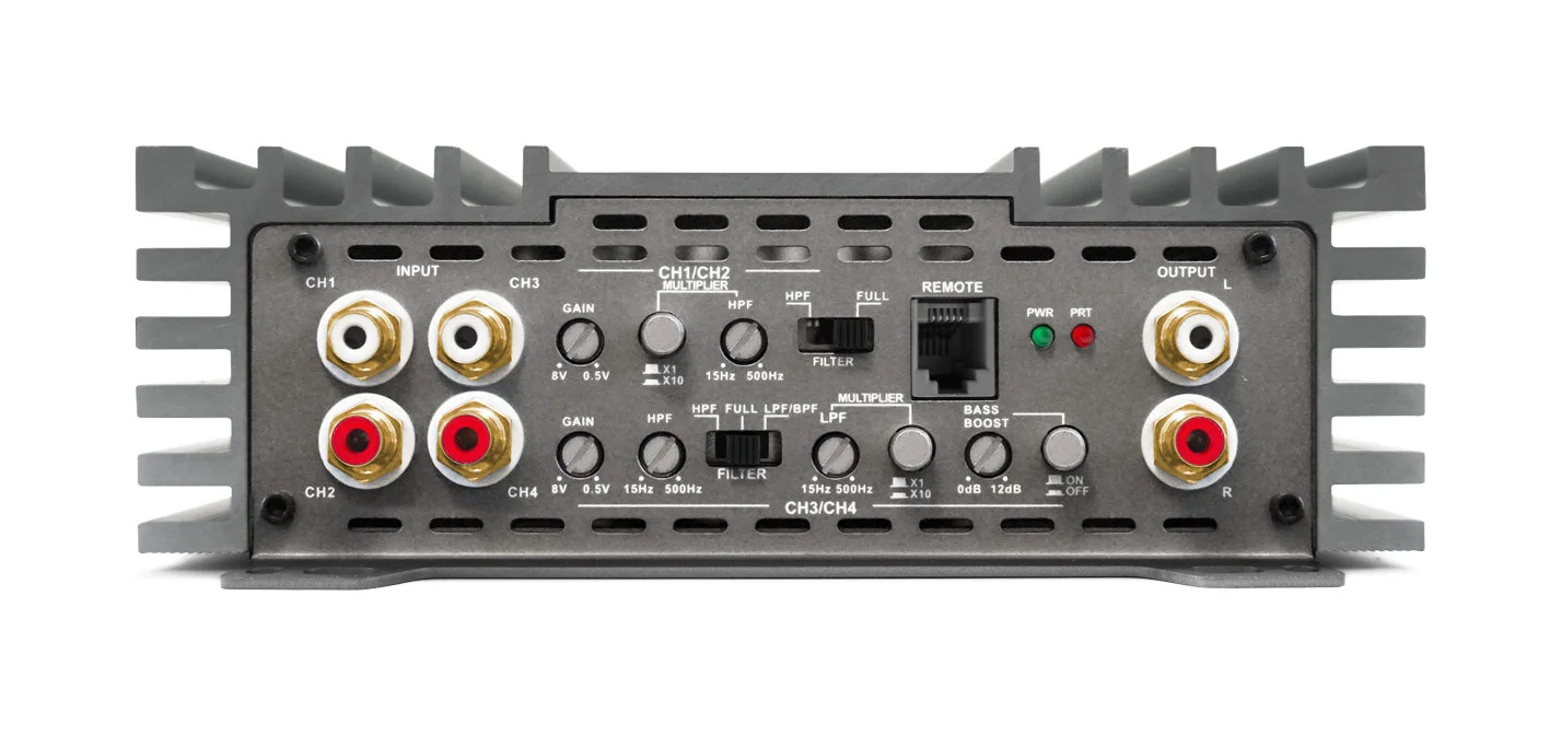 Alternative view of ZAPCO 4 Ch. Sound Q Class AB Amp
