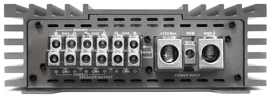Alternative view of 6 Ch. Sound Q Class AB Amp